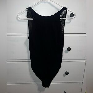 Zara mesh open back bodysuit